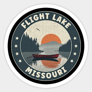 Flight Lake Missouri Sunset Sticker